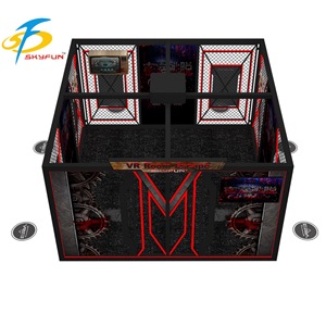 หนีห้องเกมจำลองเกม VR 9D แบบโต้ตอบสำหรับบ้านผู้เล่น2คน & ประสบการณ์ VR โลหะกลางแจ้งพร้อมเกม4เกม - Product Image 5