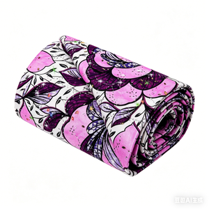 Tela africana de cera con estampado de piedras irregulares y oro, 100% algodón, tela nigeriana de 6 yardas para mujer, tela nupcial con estampado Ankara. - Product Image 1