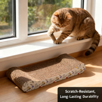 Vielseitige Katzen-Kratzbretter aus Karton, Umweltfreundliches Haustier-Spielzeug, Kratzbrett für Hauskatzen, Großhandel