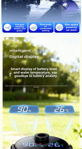 Nouvelle Pompe de <span class=keywords><strong>Douche</strong></span> Électrique Portable 2026 Rechargeable par USB 8000mAh Légère, Étanche, Multi-jets, pour <span class=keywords><strong>Camping</strong></span> et Eau Chaude - Product Image 3