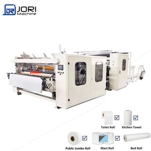 Machine à fabriquer des rouleaux <span class=keywords><strong>de</strong></span> papier <span class=keywords><strong>toilette</strong></span> gaufré et des essuie-tout <span class=keywords><strong>de</strong></span> cuisine à grande vitesse, directement <span class=keywords><strong>de</strong></span> l'usine, <span class=keywords><strong>en</strong></span> promotion - Product Image 1