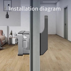 <span class=keywords><strong>Serrure</strong></span> de porte intelligente numérique à empreintes digitales, étanche, double face, avec application Tuya Wifi, RFID, pour portail extérieur, porte d'entrée - Product Image 3