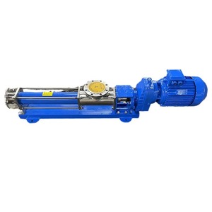 Bomba de tornillo tipo G Rongke, bomba eléctrica de acero inoxidable sin obstrucciones para el manejo de lodos y barro. - Product Image 2