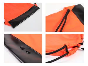 Gahumi Vente en gros Sac à dos écologique en polyester minimaliste multifonctions avec cordon de serrage durable et étanche Taille du logo personnalisé - Product Image 4