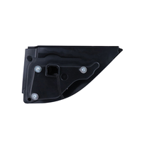 Rétroviseur latéral gauche rabattable électriquement pour Ford Ranger XL 2023-2026, noir, LED fumé, chauffant, avec capteur d'angle mort et de température