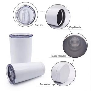 Wholesale DIY 20oz Vacuum Insulated Stainless Steel Car <b>Coffee</b> Ice Cup Sublimation Heat Transfer Layer Portable Tumbler 6-12 - Product Image 2