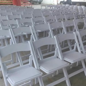 Chaises pliantes blanches modernes, bon marché et haut <span class=keywords><strong>de</strong></span> gamme, imperméables, pour événements extérieurs, fêtes, banquets, mariages, chaises en plastique pour événements - Product Image 4