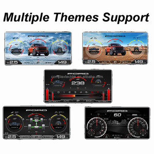 หน้าจอแสดงผลดิจิตอล LCD ขนาด 15.1 นิ้ว สำหรับแผงหน้าปัดรถยนต์ ฟอร์ด F150 ปี 2015-2021 แสดงผลแบบเสมือนจริง - Product Image 4