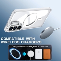 Coque de téléphone transparente intégrale antichoc pour Samsung Galaxy S26 Ultra, nouvelle conception pour hommes et femmes S25/S24/A56/A55