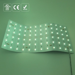 Raymates chuyên nghiệp RGBW 4-in-1 <span class=keywords><strong>LED</strong></span> linh hoạt tấm cuttable 500x250mm thay đổi màu sắc bảng điều khiển bán lẻ thanh khách sạn App kiểm soát IP20 - Product Image 6
