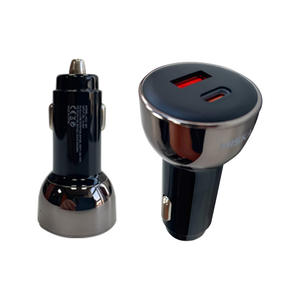 Cargador Rápido para Auto de 20W PD, USB-C + USB-A 5V/3A QC3.0 y <span class=keywords><strong>SCP</strong></span> para Teléfono Móvil, Cámara y Auriculares - Product Image 1