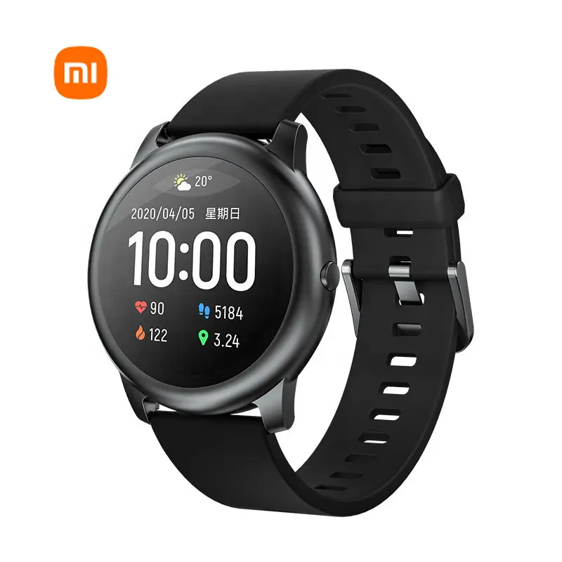 Original Xiaomi Haylou Solar LS05 Smart Watch Outdoor Running Global Version Long Standby Heart Rate Sports Watch Haylou LS05