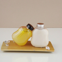 Bouteille de jus de boisson gazeuse en PET en forme de gourde unique de 400ml/500ml en plastique de qualité alimentaire pour boissons gazeuses Soda thé café bière boissons énergisantes