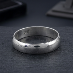 Fashion Design Elegant Custom Jewelry 925 Sterling Silver <b>Plain</b> <b>Ring</b> High Quality Cute Style Women's Hot Selling Peace Shape - Product Image 2
