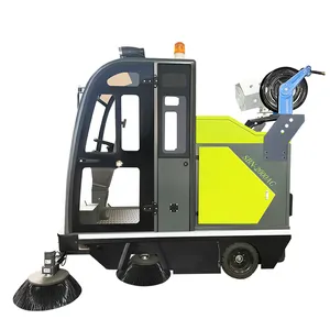 SBN-2000AC All-closed Industrial Sweeper Four Wheel Sweeper Fully Closed Ride On Electric Automatic On Floor Cleaning Car
