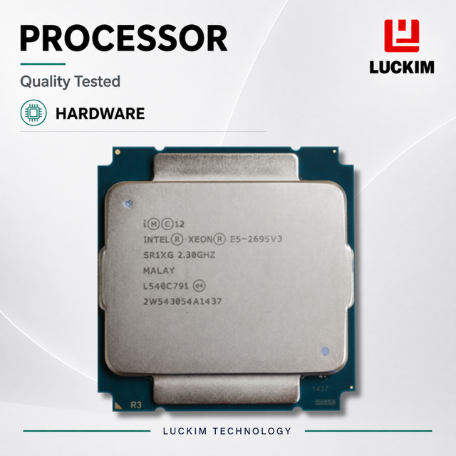 E5-2695V3 14-Core 28-Thread Server CPU Processor 2.3-3.3GHz 35MB Cache LGA2011-3 120W