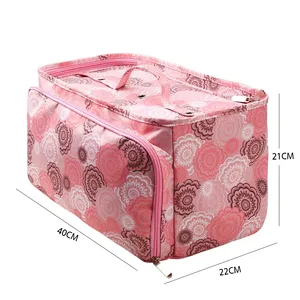 Empty Knitting Square Storage Bag Wool Knitting Tool Sewing Model Handbag DIY Tool Storage Bag