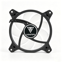 Ventilateur de refroidissement pour PC à flux d'air axial de qualité supérieure, ventilateur RGB pour boîtier d'ordinateur, ventilateur de refroidissement RGB pour jeux sur ordinateur de 120 mm