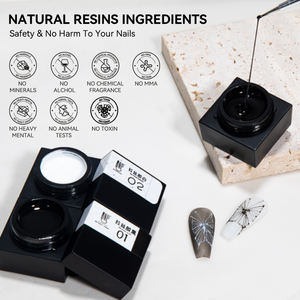 RS Nail 5g Gel Araignée Semi-Permanent Haute Résistance, Non Cassable, pour <span class=keywords><strong>Dessin</strong></span> Floral et Peinture, OEM ODM, Vernis Gel Araignée UV - Product Image 6