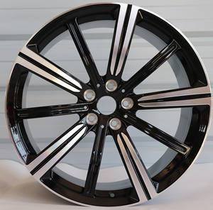 Glänzend Schwarz mit Maschinierter Oberfläche Geschmiedete Felgen 5x114,3 Geschmiedete Autofelgen 17 18 20 22 Zoll für <span class=keywords><strong>Opel</strong></span> Corsa D Reifen Personenwagen-Rad - Product Image 2
