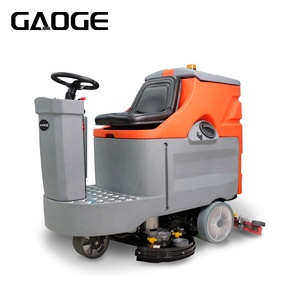 Gaoge F860-860 Nouvelle autolaveuse industrielle électrique autoportée à double brosse, efficacité 6450 m²/h, largeur de nettoyage 860 mm pour grandes surfaces - Product Image 1