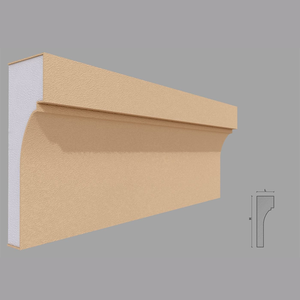 Moulures décoratives extérieures en EPS pour murs, corniches, garnitures de fenêtres, supports de poutres et sculptures en relief pour la décoration de villas - Product Image 1