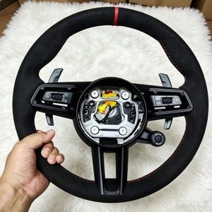 Volante de Alcántara Actualizado de Antiguo a Nuevo para <span class=keywords><strong>Porsche</strong></span> 997 991 970 958 987 981 Cayenne Panamera <span class=keywords><strong>911</strong></span>, Ensamblaje Personalizado - Product Image 1