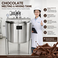 Cuve en acier inoxydable pour le chauffage, le mélange, la fonte et le stockage du chocolat