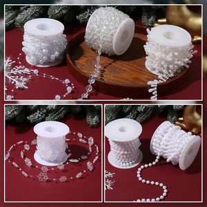 ลูกปัดมุกเชื่อมต่อกันแบบ DIY เป็นมิตรกับสิ่งแวดล้อม สำหรับตกแต่งต้นคริสต์มาส รูปทรงลูกบอล/ดาว สำหรับตกแต่งบ้านในวันคริสต์มาส - Product Image 4