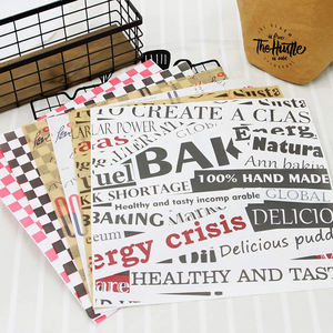 Eco-Friendly Coated <b>Food</b> Grade Hamburger <b>Wrapping</b> <b>Paper</b> | Greaseproof for Cookies Bread & More EU/US Compliant - Product Image 3