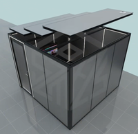 Cabine de réunion modulaire de bureau de luxe XL grande cabine de salle insonorisée boîte de réunion de bureau 6-8 personnes dosettes usine