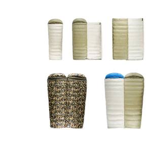 Ngoài trời siêu nhẹ thoáng khí Nylon phong bì phong cách xác ướp Túi ngủ cho người lớn đa chức năng xách tay 3 mùa mùa thu - Product Image 5