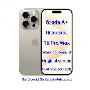 <span class=keywords><strong>iPhone</strong></span> 15 Pro Max Apple Sbloccato All'Ingrosso, Titanio Naturale, 128GB, <span class=keywords><strong>6.7</strong></span> <span class=keywords><strong>Pollici</strong></span>, Cellulare ID per Distributori Globali - Product Image 1