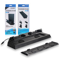 Support de refroidissement universel multifonctionnel pour console PS4/PS4 Slim, station d'accueil pour manettes, support de charge TP4-891