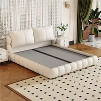 2026 Schubladen Modernes Softbett-Gestell Queen-Size Schlafzimmer-Set mit Stauraum und Aufbewahrungsbox