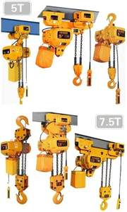 4m 6m 0.5ton 30ton HHBB polipasto de cadena eléctrico elevación acero construcción restaurante mina G80 gancho grúa cabrestante - Product Image 4