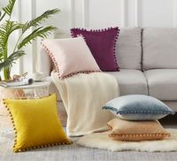 Oreiller en velours Offre Spéciale Housse de coussin en velours pour canapé personnalisé