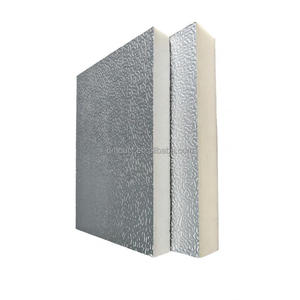 Conduits PUR à faible coefficient de conductivité thermique, conduits d'air pré-isolés en PU écoénergétiques, panneaux de conduits en <span class=keywords><strong>mousse</strong></span> rigide avec feuille d'aluminium - Product Image 2