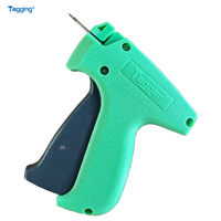 Aiguille standard pour pistolet à étiquettes - Longueur de l'aiguille 35 mm, matériau ABS, vert + noir, durable et écologique pour vêtements, serviettes et chaussettes