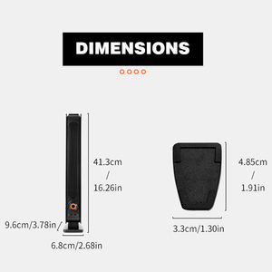 Caisson de basses Home Cinéma Support de haut-parleur Barre de son au sol Haut-parleur <span class=keywords><strong>tour</strong></span> filaire Système de cinéma maison Plastique + métal Audio bidirectionnel - Product Image 3