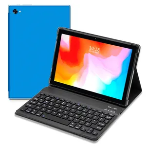 10 Inch Octa Core Dual Sim Tablet Android 11 2 In 1 Keyboard 4gb+64gb Tablet Pc With Calling