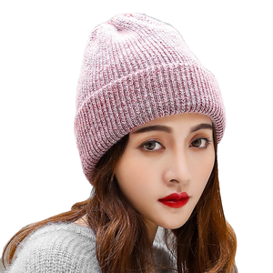 Gorro de Invierno de Acrílico con Borde Enrollado Estilo Urbano para Adultos Unisex, Gorro Grueso y Cálido de Tela Común - Product Image 4