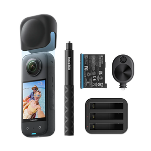 Caméra d'action <span class=keywords><strong>360</strong></span>° Insta360 X3 5.7K, double capteur 48MP, <span class=keywords><strong>photo</strong></span> 72MP, HDR actif, FlowState, étanche 10m, <span class=keywords><strong>VR</strong></span> - Product Image 1