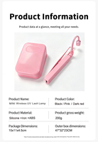 Nouvelle lampe à cils professionnelle pour salon de beauté, lampe LED UV pour cils, interrupteur au pied, lampe UV pour extensions de cils