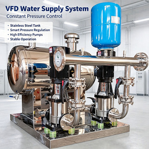 Système de pompe centrifuge verticale multi-étages à haute pression, équipement d'alimentation en eau constante 15 kW - Product Image 2