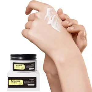 Top beste Creme für schwarze Männer Damen koreanische tägliche Hautpflege straffend Schnecke Mucin Gesichtscreme & Lotion (Neu)