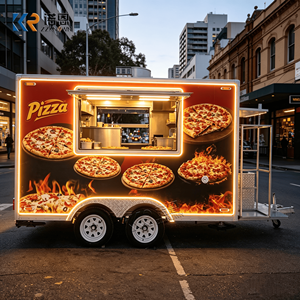 Camiones de Comida, Remolques de Comida Móviles, Remolques de Comida Callejera para Hamburguesas, Tacos, Pizza y Aperitivos, Estados Unidos - Product Image 1
