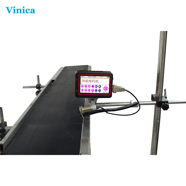 Vinica 12.7Mm 25.4Mm Afdrukken Hoogte Kan Cilindrische Online Tij Inkjet Printer