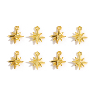 6 Cores Estrela Varinha Mágica Encantos para Pulseira Brinco Colar Pingentes DIY Handmade Jóias Acessórios Fazendo 14*11mm L351 - Product Image 4