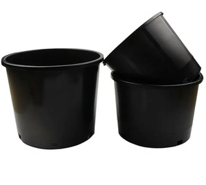Vasi in Plastica Nera da 1 a 25 Galloni per Piante, Fiori e Semenzai - Product Image 5